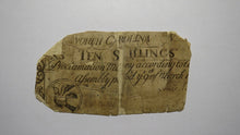 Load image into Gallery viewer, 1754 Ten Shillings North Carolina NC Colonial Currency Note Bill! RARE 10s!