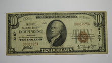 Load image into Gallery viewer, $10 1929 Independence Missouri MO National Currency Bank Note Bill Ch. #4157 VF