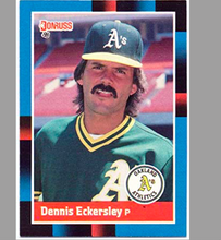 Load image into Gallery viewer, 1987 Dennis Eckersley Oakland A&#39;s Game Used Worn BP Baseball Jersey! Signed MLB