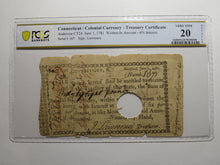 Load image into Gallery viewer, 1781 Connecticut Treasury Certificate Colonial Currency Note Bill John Lawrence