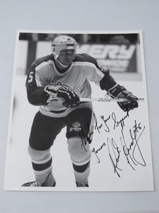 Mark Hardy Los Angeles Kings Signed Autographed Original 10X8 Hockey NHL Photo