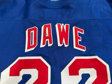 Load image into Gallery viewer, 1999-00 Jason Dawe New York Rangers Game Used Worn NHL Hockey Jersey 2000 Patch