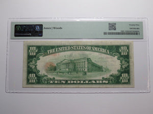 $10 1929 Townsend Massachusetts National Currency Bank Note Bill Ch. #805 VF25
