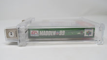 Load image into Gallery viewer, Madden '99 NFL Football Nintendo 64 N64 Factory Sealed Video Game Wata Graded