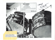 Load image into Gallery viewer, 1969 Woodstock Music Festival &quot;The Quarry&quot; Mick Valenti Stage Used Tom-Tom Drum