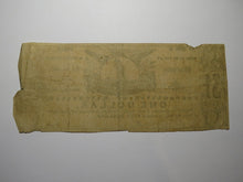 Load image into Gallery viewer, $1 1862 Winchester Virginia Obsolete Currency Bank Note Bill Corp. of Winchester