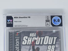Load image into Gallery viewer, NBA Shootout '98 Sony Playstation Factory Sealed Video Game Wata 9.0 A+ 1998!