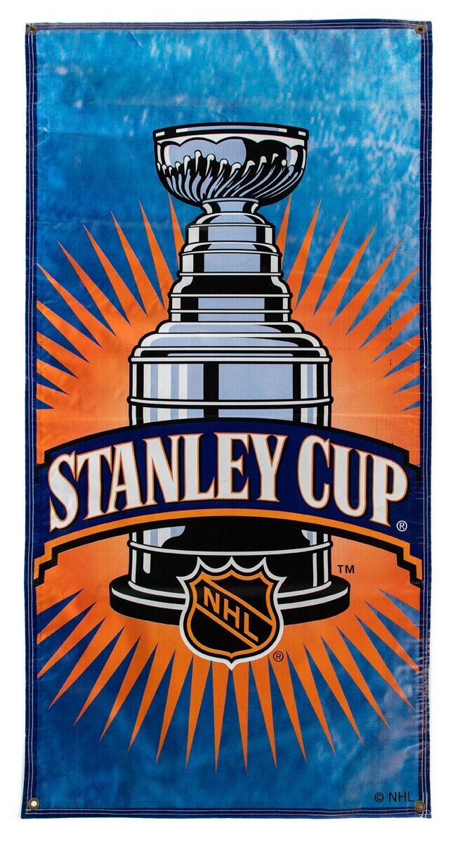 2000-04 Stanley Cup NHL Hockey Event Game Used Banner 60