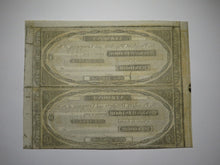 Load image into Gallery viewer, $1 18__ Windsor Vermont VT Obsolete Currency Uncut Bank Sheet Notes UNC++