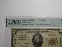 Load image into Gallery viewer, $20 1929 Dillonvale Ohio OH National Currency Bank Note Bill Charter #5618 VF20