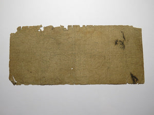 $1 1838 West Troy New York NY Obsolete Currency Bank Note Bill Watervliet Bank