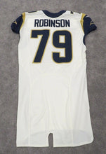 Load image into Gallery viewer, 2014 Greg Robinson St. Louis Rams Game Used Worn NFL  Football Jersey Auburn