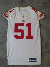Load image into Gallery viewer, 2008 Zak DeOssie New York Giants Game Used Worn NFL Football Jersey! Brown U.