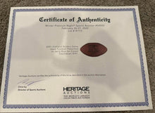 Load image into Gallery viewer, 2001 Jerry Rice Oakland Raiders Game Used NFL Touchdown Football -Career TD #191