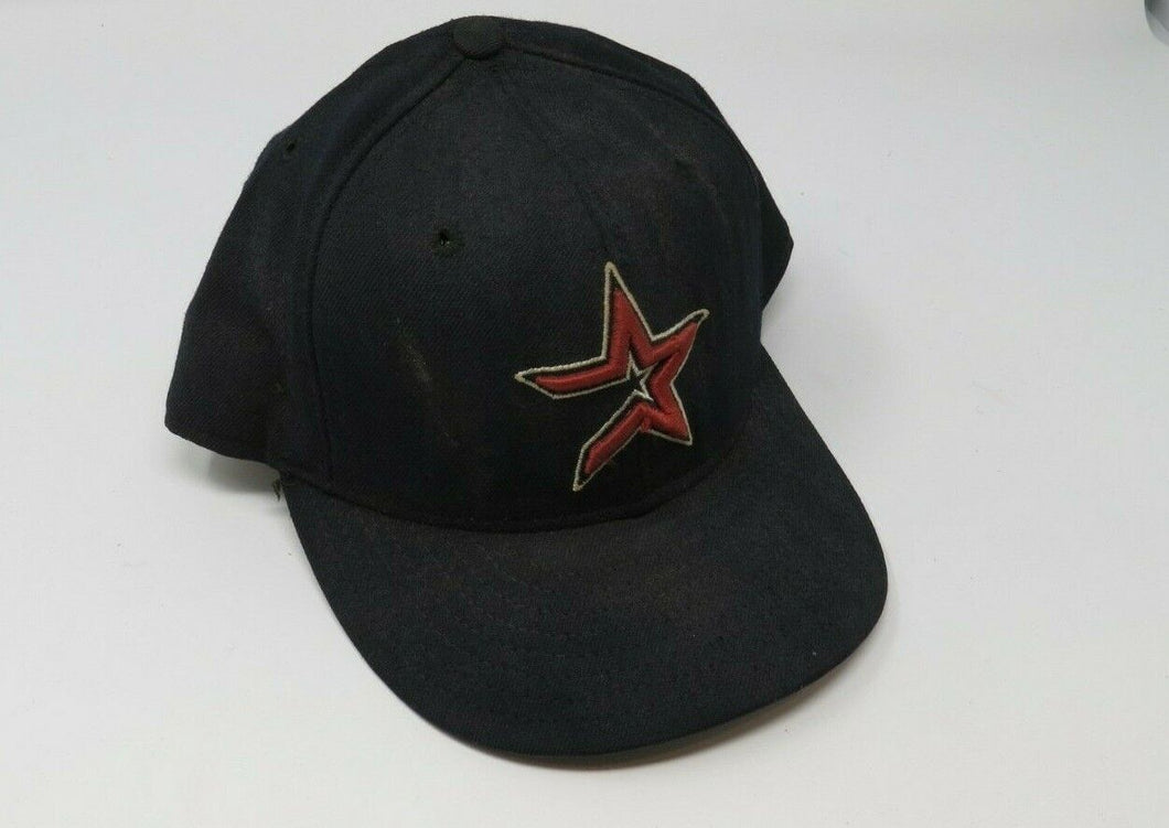 2001 Kent Bottenfield Houston Astros Game Used Worn MLB Baseball Hat Last Season