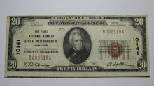 Load image into Gallery viewer, $20 1929 East Rochester New York NY National Currency Bank Note Bill #10141 VF++