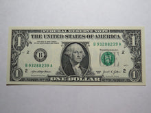 Load image into Gallery viewer, $1 2021 Radar Serial Number Federal Reserve Currency Bank Note Bill UNC 93288239