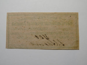 $17.50 1863 Confederate Bond Coupon Certificate Currency Bank Note Bill UNC