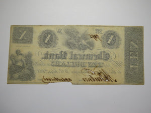 $10 1853 Washington D.C. Obsolete Currency Bank Note Bill The Chemical Bank