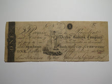 Load image into Gallery viewer, $1 1808 Bristol Connecticut CT Obsolete Currency Bank Note Bill Derby Fishing Co