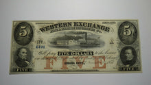 Load image into Gallery viewer, $5 1857 Omaha City Nebraska NE Obsolete Currency Bank Note Bill! CU+ Condition!