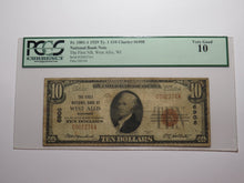 Load image into Gallery viewer, $10 1929 West Allis Wisconsin National Currency Bank Note Bill #6908 VG10 PCGS