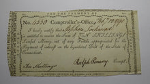 Load image into Gallery viewer, 1790 10s Connecticut Comptroller&#39;s Office Colonial Currency Note Ralph Pomeroy!