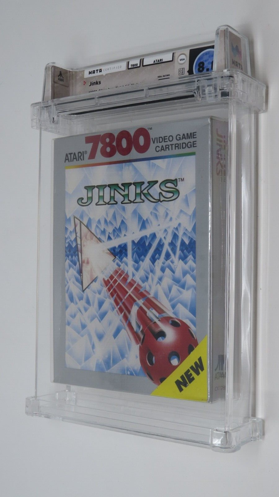 Brand New Unopened Jinks Atari 7800 Sealed Video Game! Wata Graded 8.0 Seal A