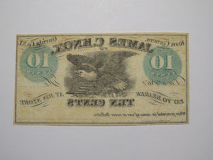 $.10 1862 Knox Corners New York NY Obsolete Currency Bank Note Bill Oneida Co.