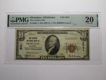 Load image into Gallery viewer, $10 1929 Okmulgee Oklahoma OK National Currency Bank Note Bill Ch #6241 VF20 PMG