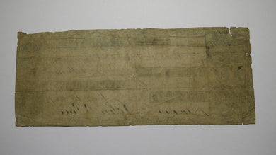 $5 1807 Hallowell Massachusetts MA Obsolete Currency Bank Note Bill Hall Augusta