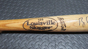 Brett Carroll Milwaukee Brewers Game Used Signed Louisville Slugger Baseball Bat