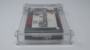 Madden '97 NFL Football Super Nintendo Factory Sealed Video Game Wata Graded 