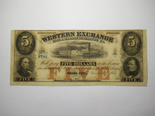 Load image into Gallery viewer, $5 1857 Omaha City Nebraska NE Obsolete Currency Bank Note Bill! CU+ Condition!