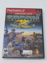 Load image into Gallery viewer, Brand New Factory Sealed SOCOM US Navy Seals PS2 Greatest Hits Video Game! Mint
