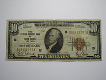 Load image into Gallery viewer, $10 1929 New York City NY National Currency Note Federal Reserve Bank Note Bill