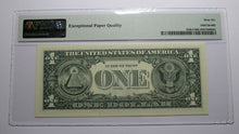 Load image into Gallery viewer, $1 2003 Radar Serial Number Federal Reserve Currency Bank Note Bill PMG UNC66EPQ