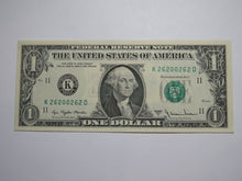 Load image into Gallery viewer, $1 1977 Radar Serial Number Federal Reserve Currency Bank Note Bill UNC 26200262
