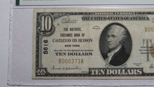 Load image into Gallery viewer, $10 1929 Castleton On Hudson New York NY National Currency Bank Note Bill #5816
