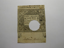 Load image into Gallery viewer, 1780 40s Hartford Connecticut CT Colonial Currency Note Bill Forty Shillings