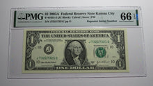 Load image into Gallery viewer, $1 2003A Repeater Serial Number Federal Reserve Currency Bank Note Bill UNC66EPQ