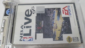 NBA Live '96 Basketball Sega Genesis Factory Sealed Video Game Wata Graded 8.0