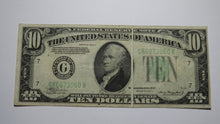 Load image into Gallery viewer, $10 1934-A Gutter Fold Error Federal Reserve Bank Note Currency Bill Very Fine!