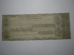 $5 18__ Windsor Vermont VT Obsolete Currency Bank Note Bill Remainder Rare UNC+