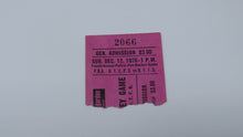 Load image into Gallery viewer, December 12, 1976 FDNY Vs. NYPD Hockey Ticket Stub! Fire Department Vs. Police