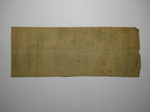 $1 1862 Richmond Virginia VA Obsolete Currency Treasury Bank Note Bill