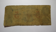 Load image into Gallery viewer, $5 1853 Columbia South Carolina SC Obsolete Currency Bank Note Bill! Exchange