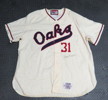 Load image into Gallery viewer, 1992 Kelly Downs Oakland Athletics Oaks Throwback Game Used Worn Baseball Jersey