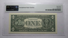 Load image into Gallery viewer, $1 2017 Radar Serial Number Federal Reserve Currency Bank Note Bill PMG UNC67EPQ