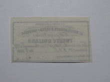Load image into Gallery viewer, $20 1861 Confederate Bond Coupon Certificate Currency Bank Note Bill UNC